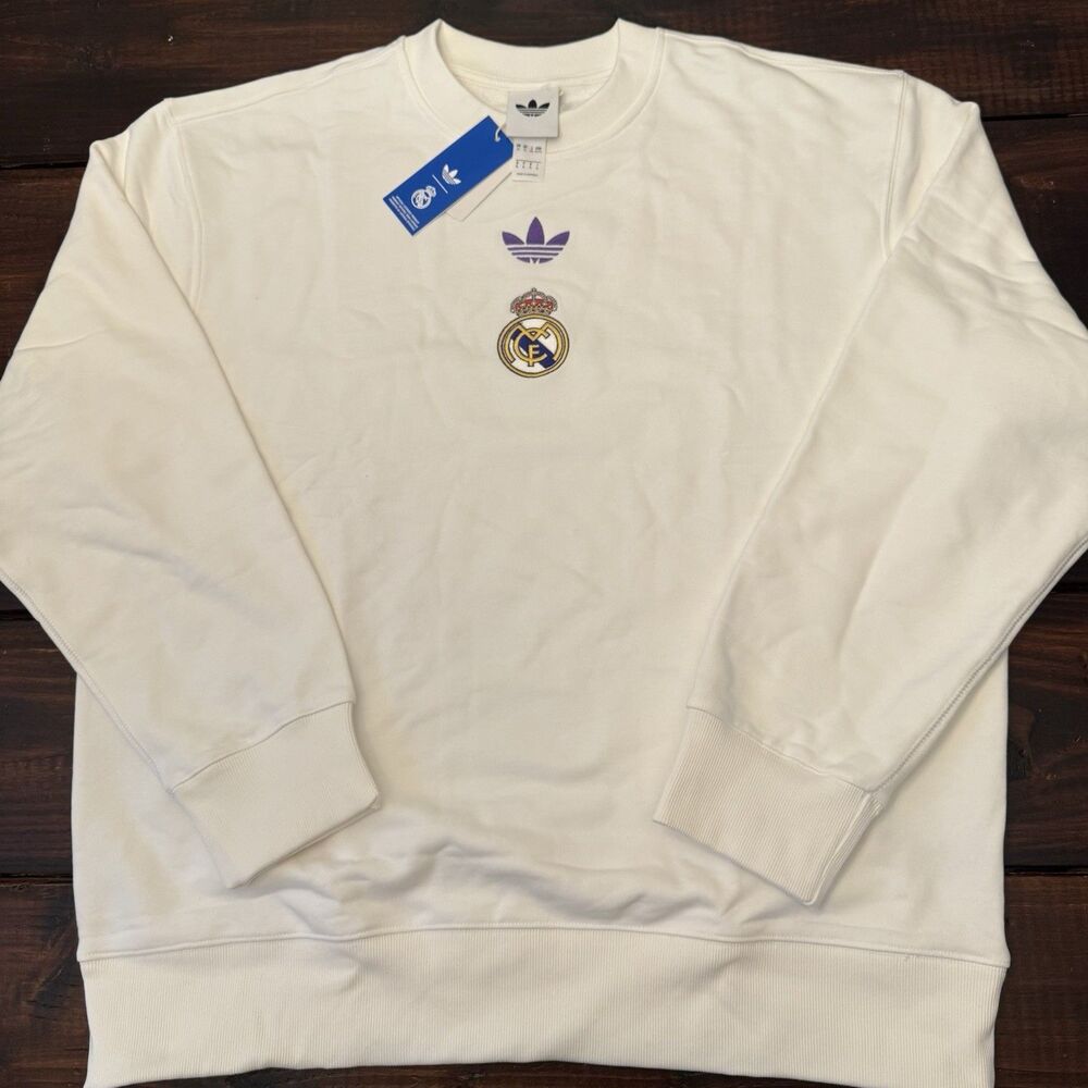 Adidas Real Madrid LFSTLR Crewneck Sweatshirt
